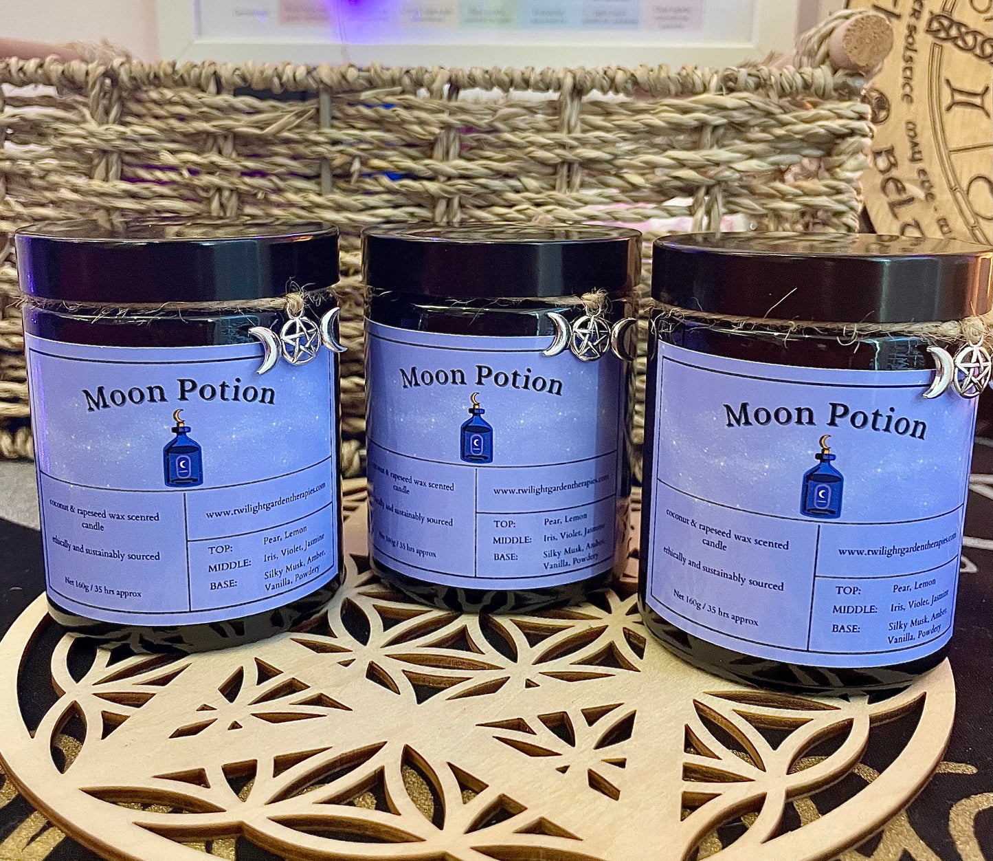 Pre-Order! Artisan Apothecary Jar Candle ‘Moon Potion’