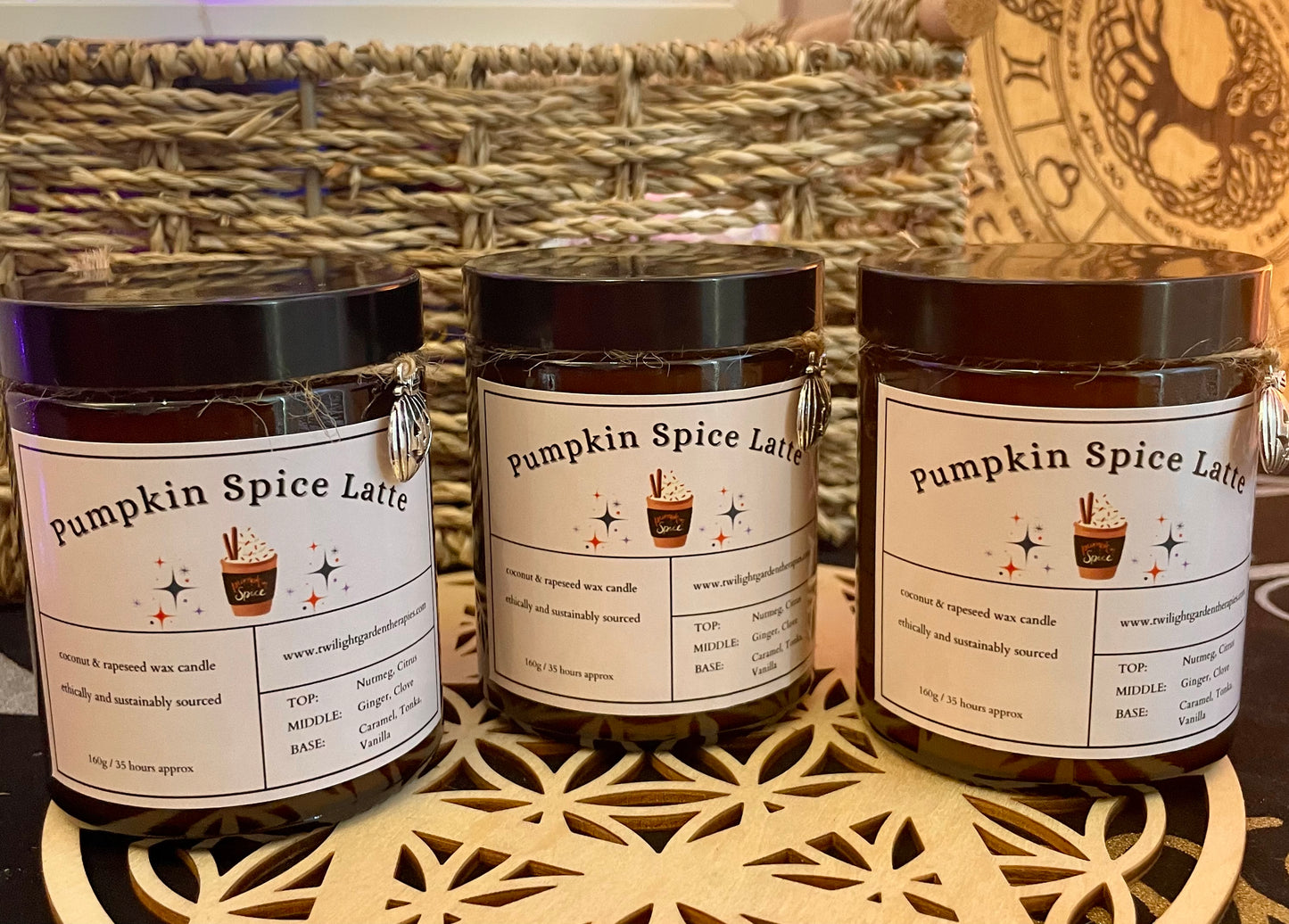 Pre-Order! Artisan Apothecary Jar Candle ‘Pumpkin Spice Latte’