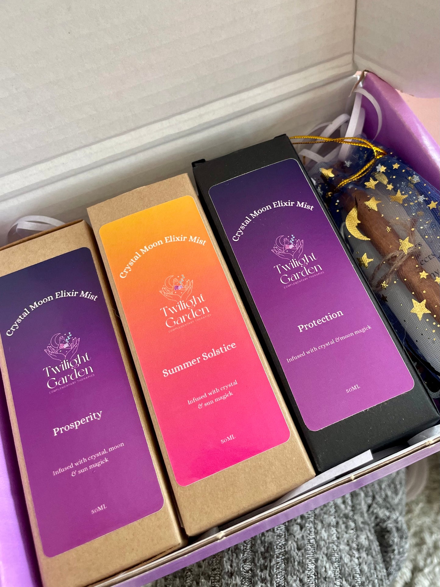 Crystal Energy & Aromatherapy Aura Mist Gift Set