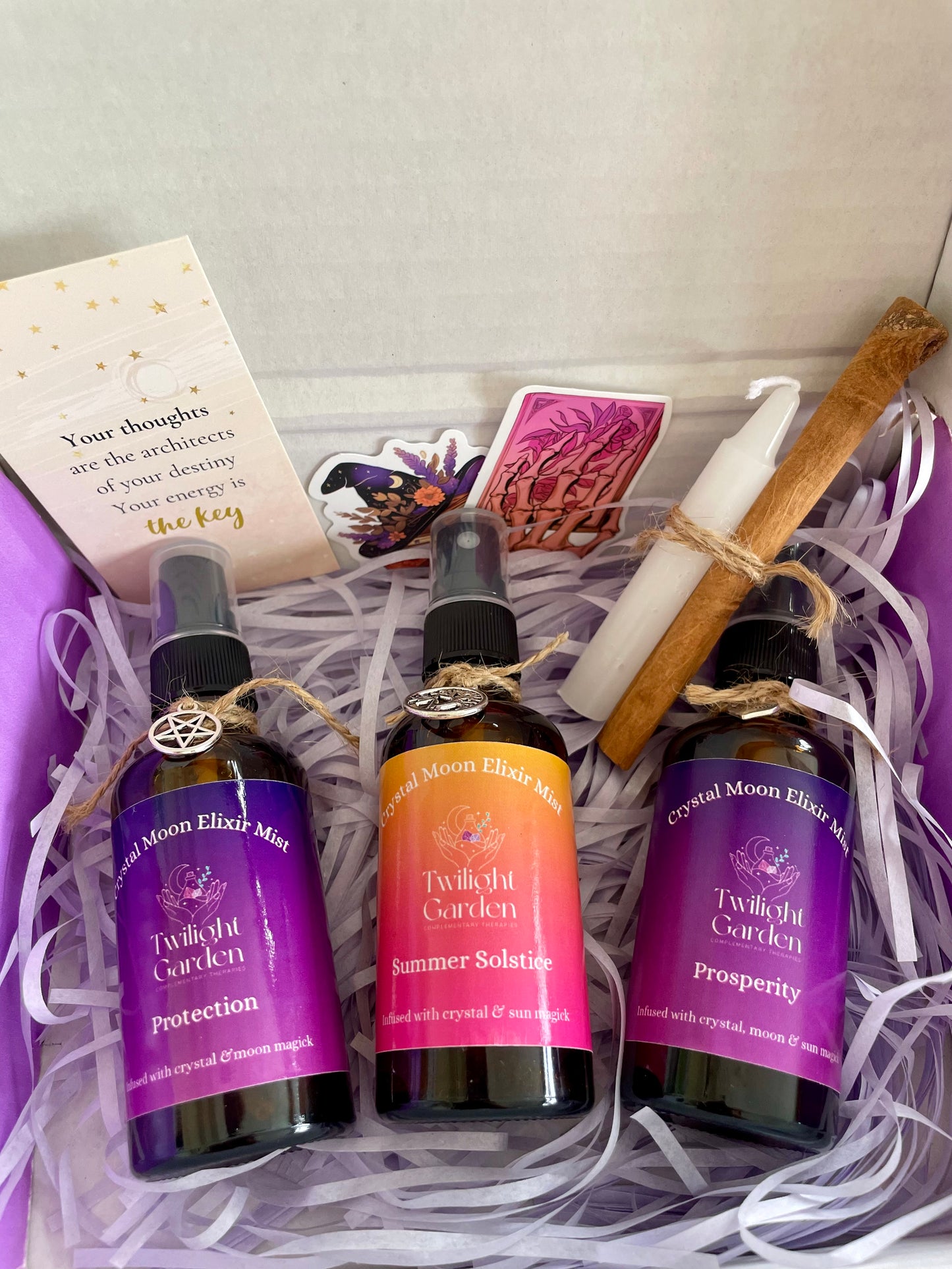 Crystal Energy & Aromatherapy Aura Mist Gift Set