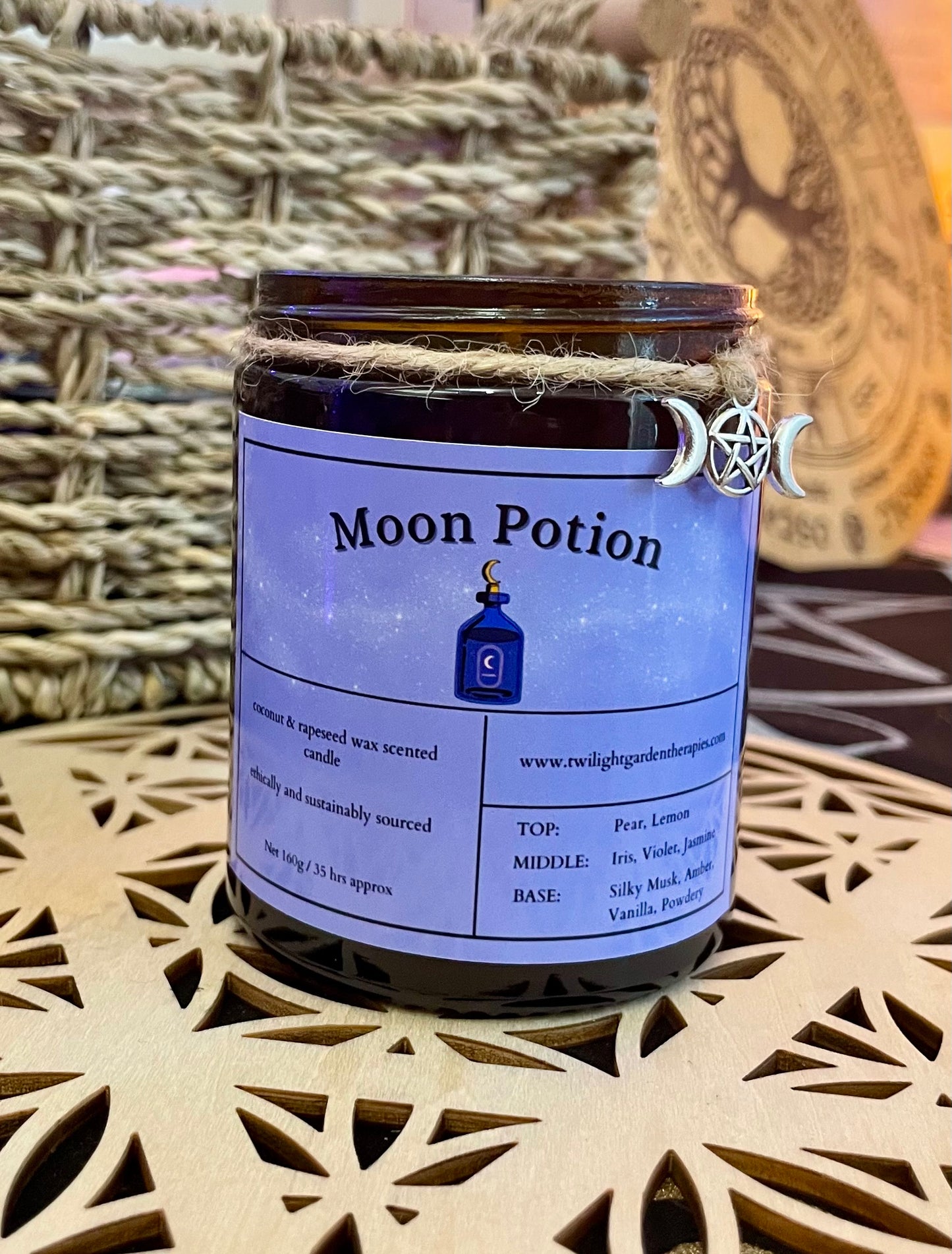 Pre-Order! Artisan Apothecary Jar Candle ‘Moon Potion’