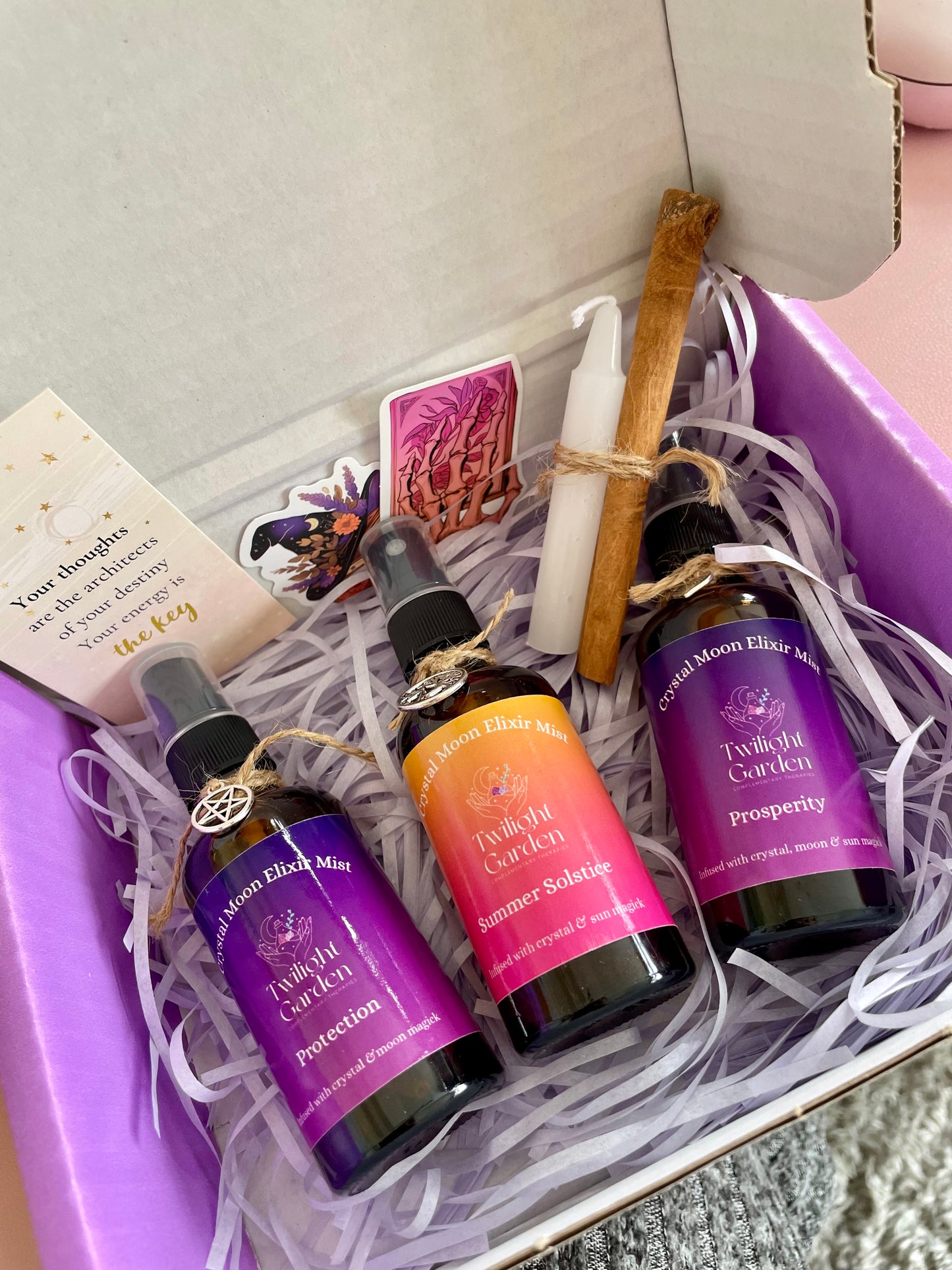 Crystal Energy & Aromatherapy Aura Mist Gift Set