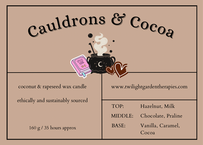 Pre-Order! Artisan Apothecary Jar Candle ‘Cauldrons & Cocoa’