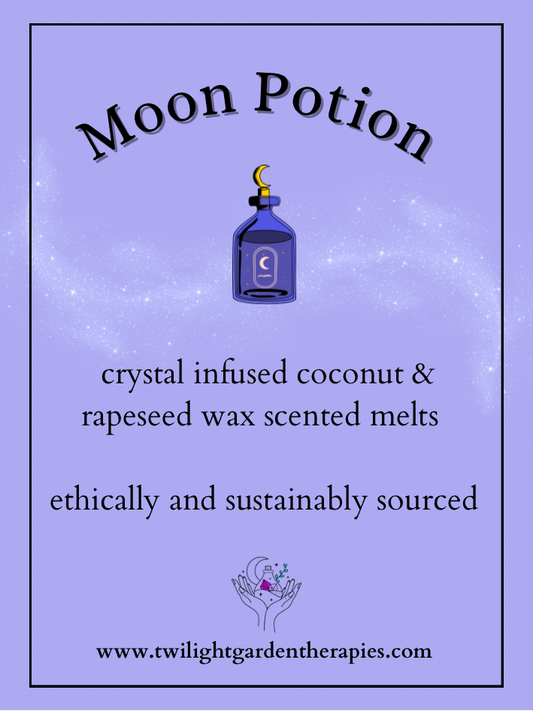 Pre-Order! Wax Melts Snap Bar - Infused with Amethyst Crystal Chips - ‘Moon Potion’