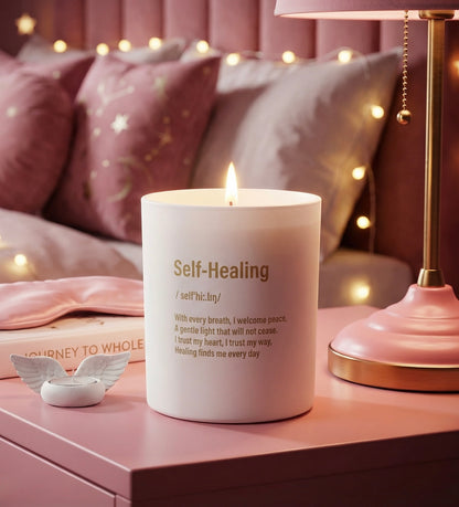 Calming & Uplifting Essential Oil Coconut & Rapeseed Candle