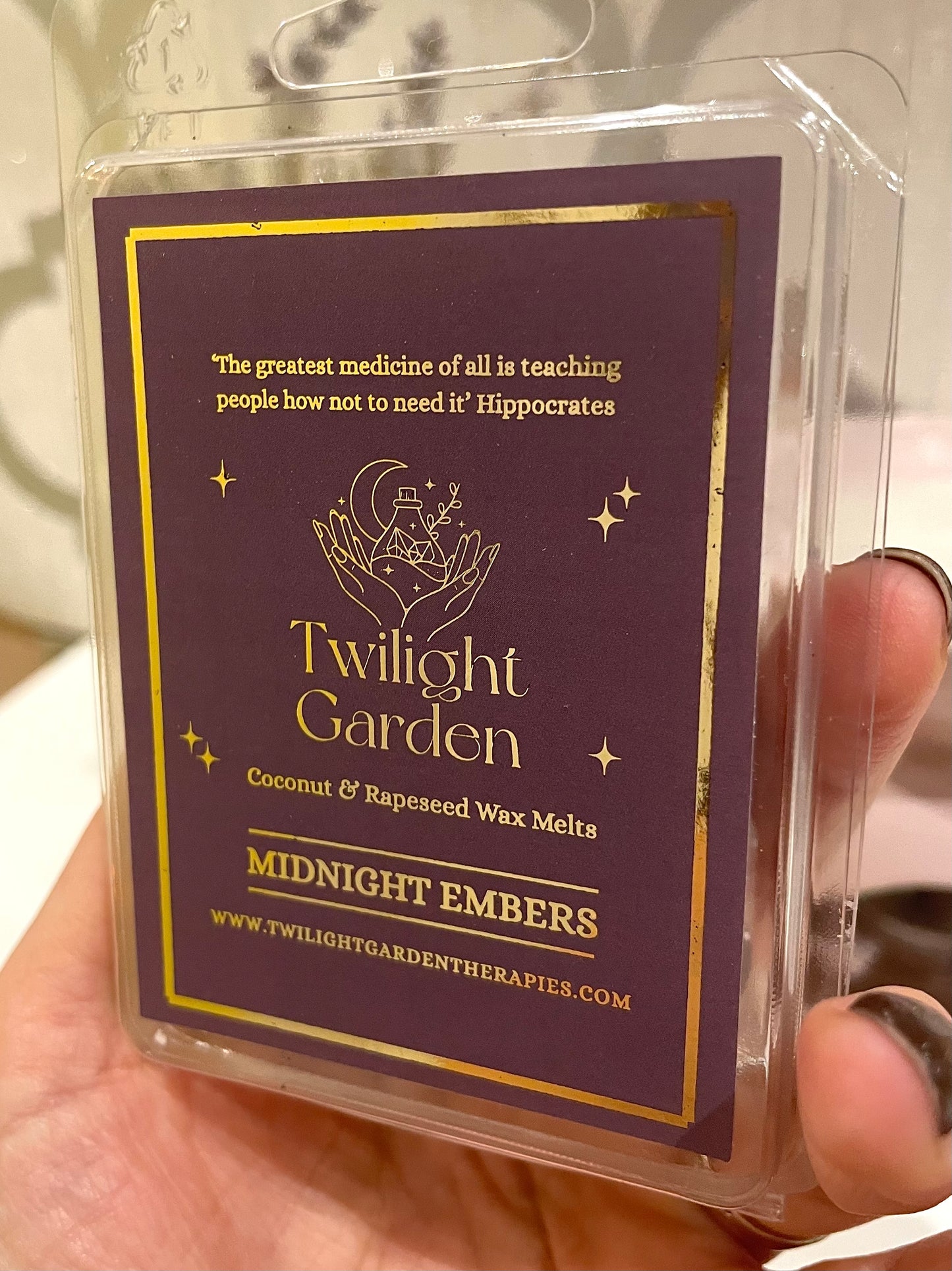Hippocrates Collection 💫 ‘ Midnight Embers ‘ Coconut & Rapeseed Wax Melts